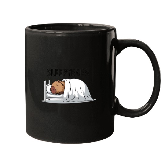 Capybara Official Sleep Nightgown Sleepybara Mugs