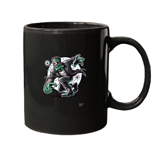 The Green One-Eyed Cyclops Monster Mugs