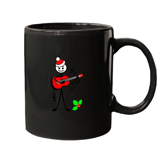 Guitarist Christmas Mugs