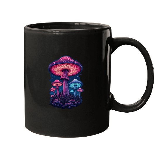 Vivid Mushroom Mugs