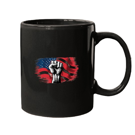 Martin Luther King Day Fight for the poeple Mugs