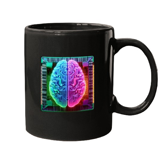 AI Brain CPU Mugs