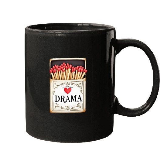 anti valentine no time for drama Mugs