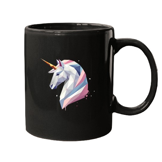 Geometric Unicorn - Modern Elegance Mugs