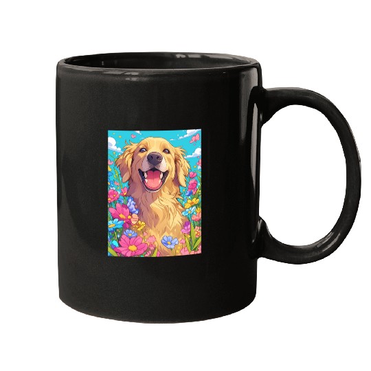 Super cute Golden Retriever Mugs