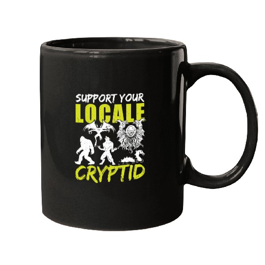 UFO Fantasy Cryptid Support Your Locale Cryptid Mugs