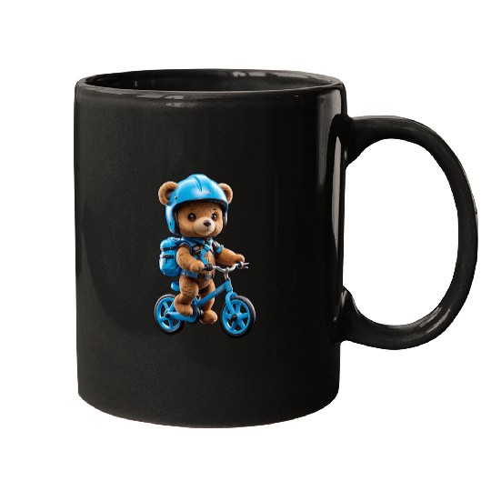 Cycling bear Mugs