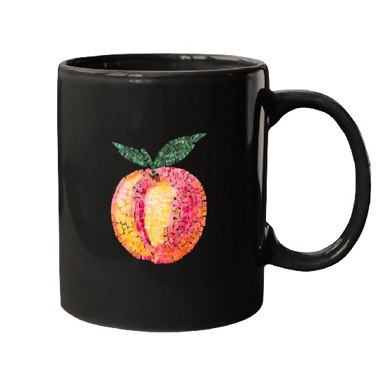 Peach Magic In The Mosaic Mugs