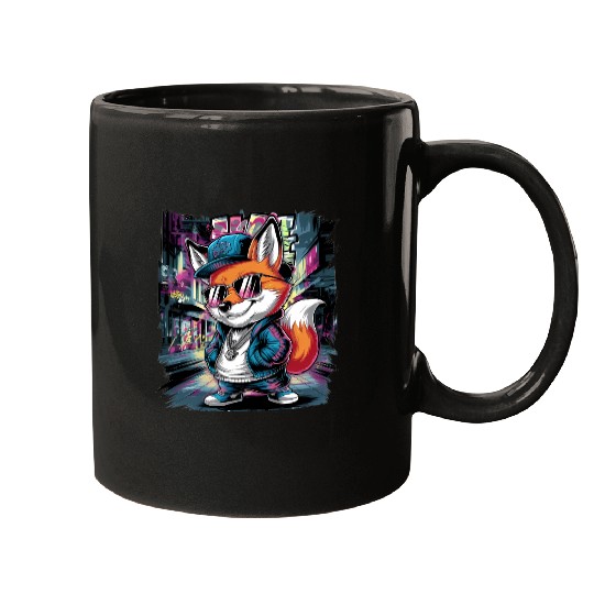 Gangsta Fox Swagger Mugs