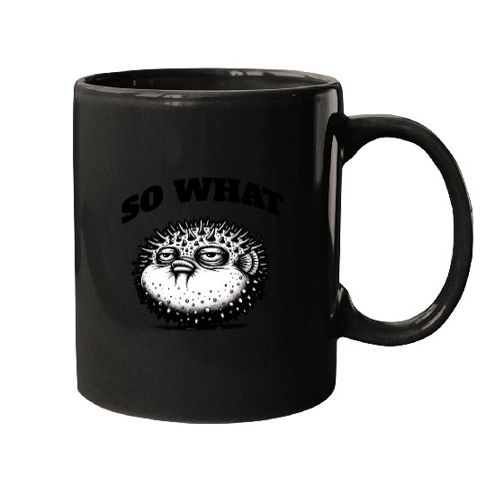 Grumpy Pufferfish – Unique Attitude Mugs