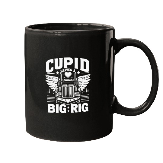 Cupid Drives a Big Rig Mugs