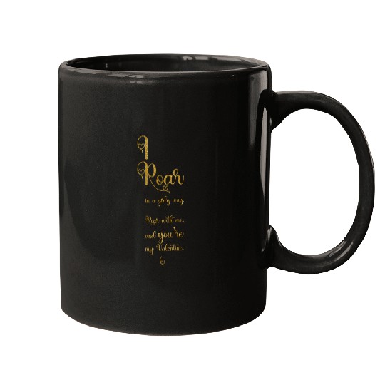 I Roar in a girly way, Unique Mugs