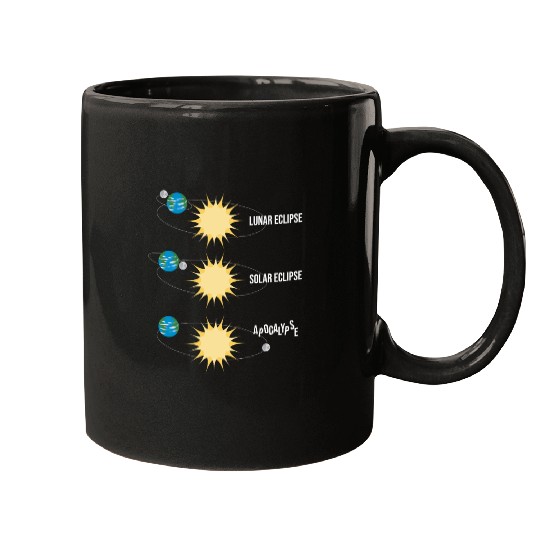Lunar Eclipse Solar Eclipse Apocalypse Mugs