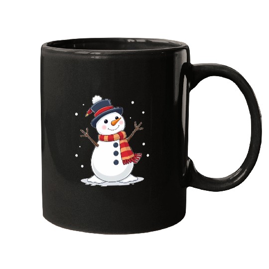 Happy Snowman Mugs