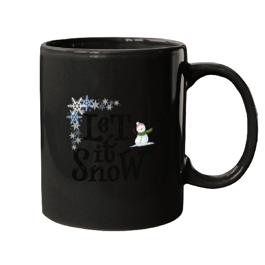 Let It Snow Funny Geek Winter Cool Design Mugs