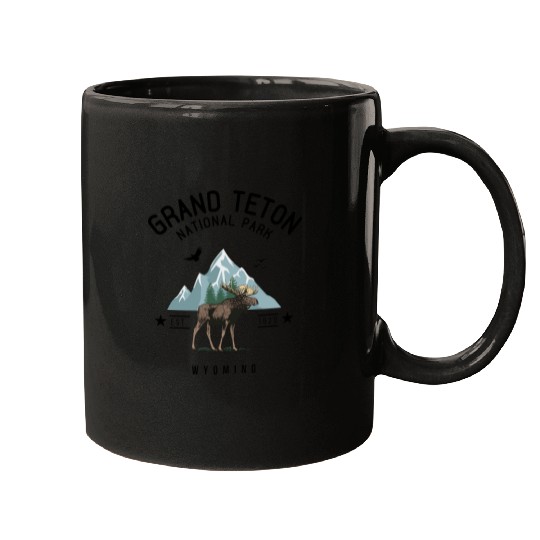 Grand Teton National Park Est. 1929 Wyoming Mugs