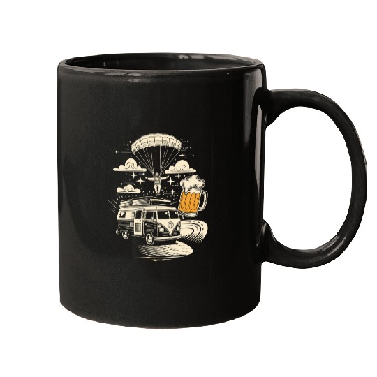 Skydive & Road Trip | Adventure & Freedom Mugs