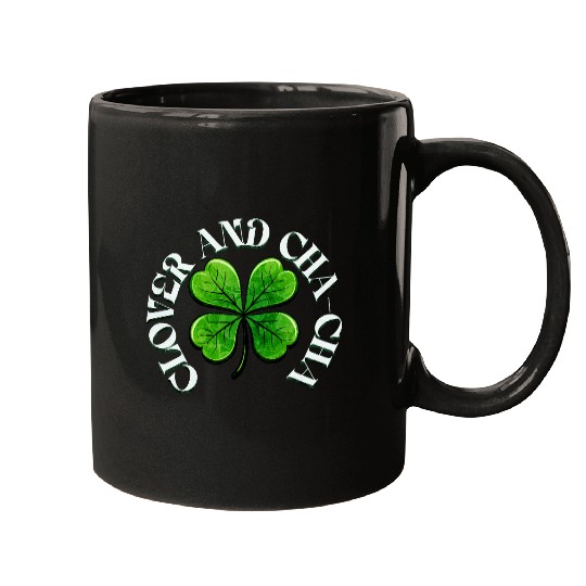 Clover Cha Cha 4-Leaf AI Clover Design Mugs