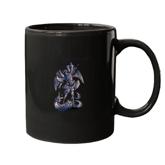 Conquer The Dragon Mugs