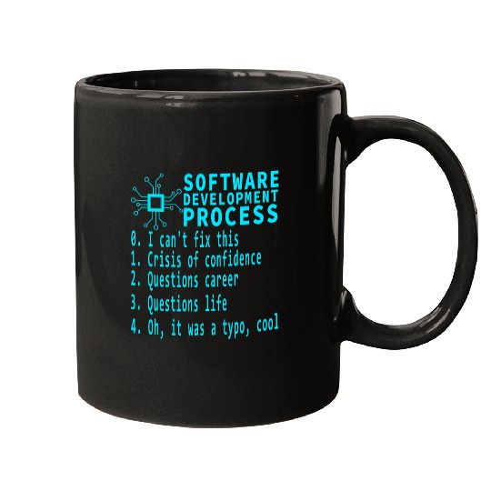 Software Dev Process Debugging Existential Crisis Mugs