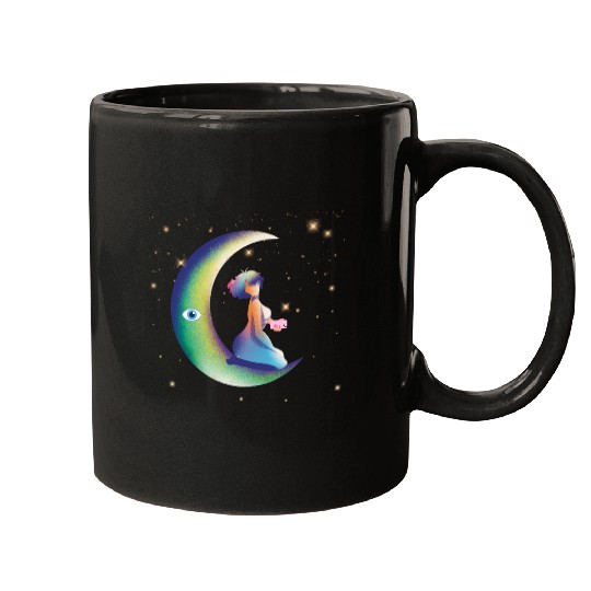 Moonlit lady Mugs