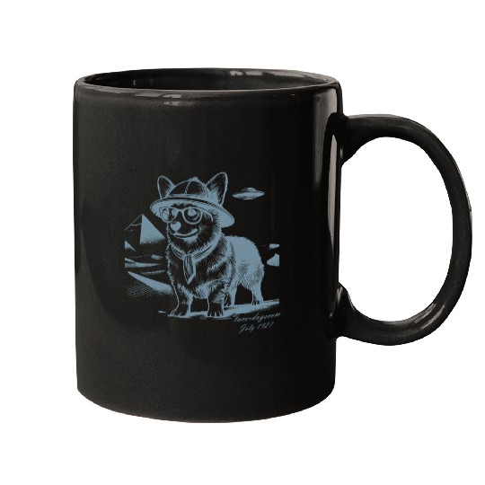 Explorer Pomeranian – Ancient Mysteries & UFOs Mugs
