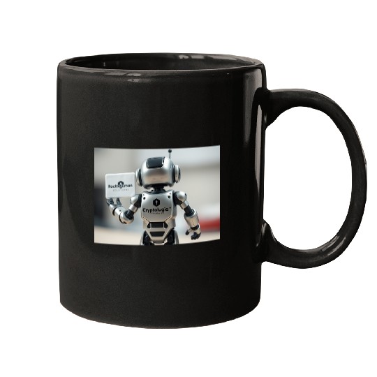 Rocketman Robot Mugs