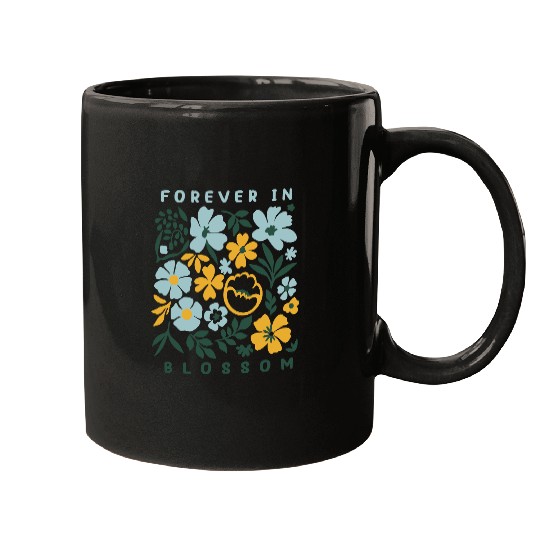 Forever in Blossom Flowers Mugs