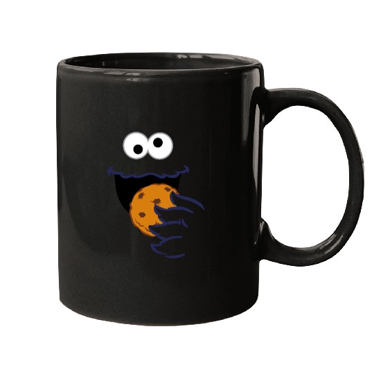 Sesame Street Costume Design Cookie Monster Mugs