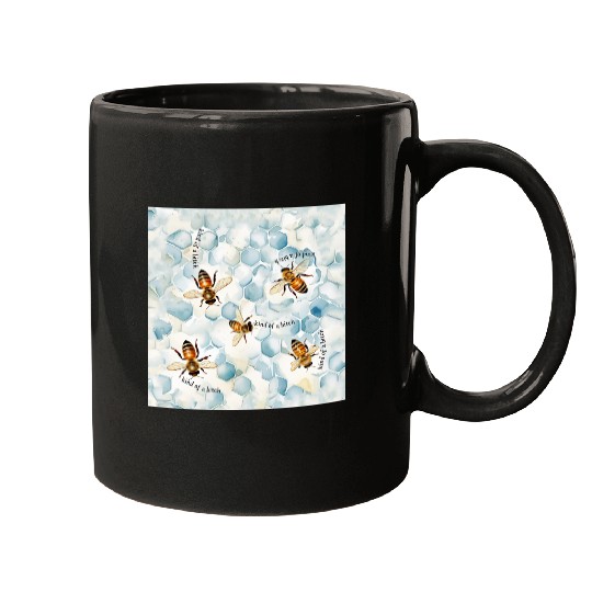 Bumble bee be kind of a bitch funny bug insect Mugs