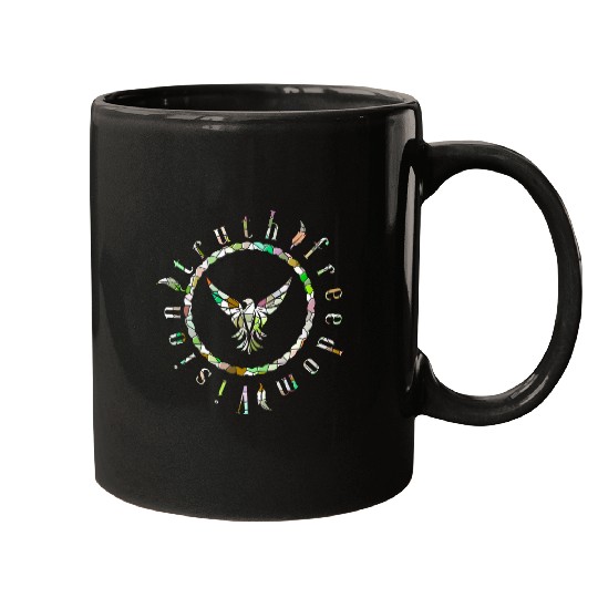 TRIBAL EAGLE MOSAIC Mugs