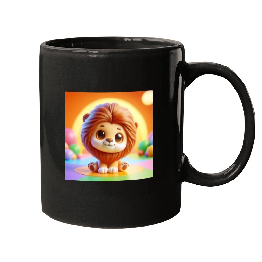 Cute Lion Mugs