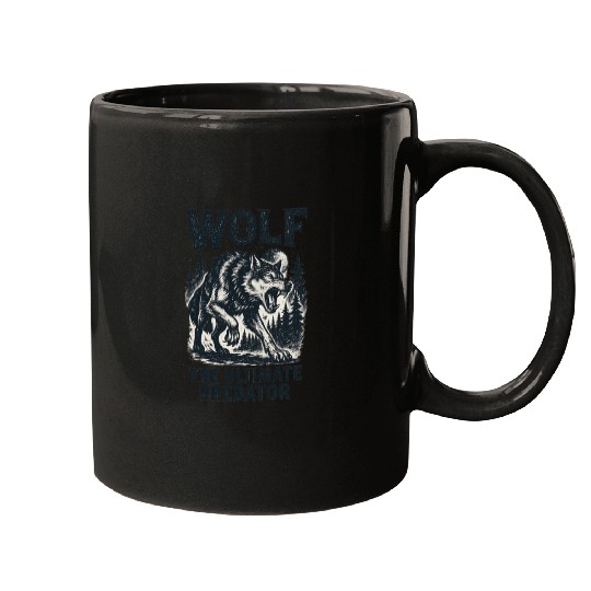 Wolf - The Ultimate Predator Mugs