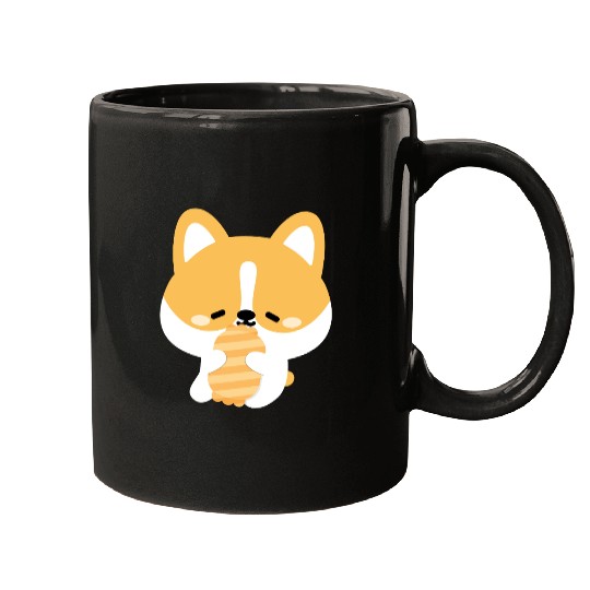 Sleepy Corgi Mugs