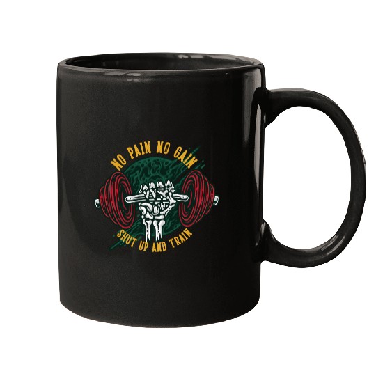 1RSN - No pain no gain Mugs