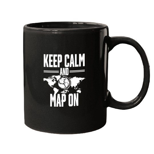 Geographic Information Systems Keep Calm Map On Mugs