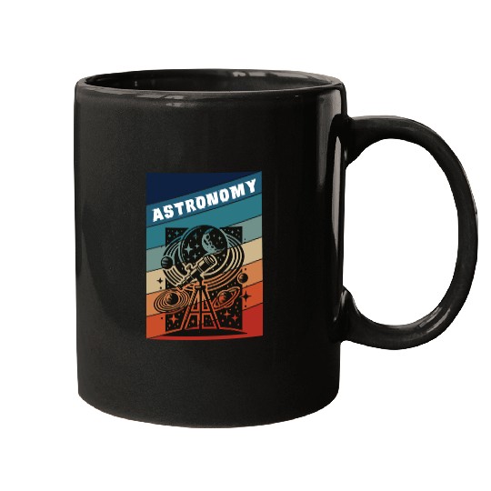 Astronomy Retro Style Mugs