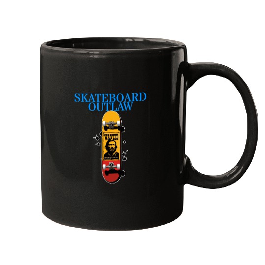 Skateboard Outlaw Mugs