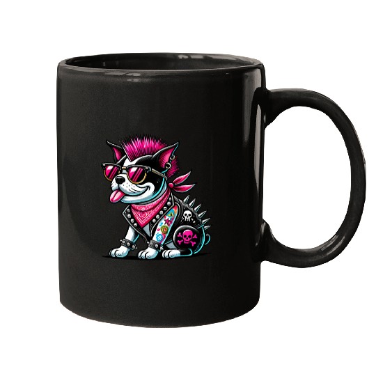 Bostie Punk Design Mugs