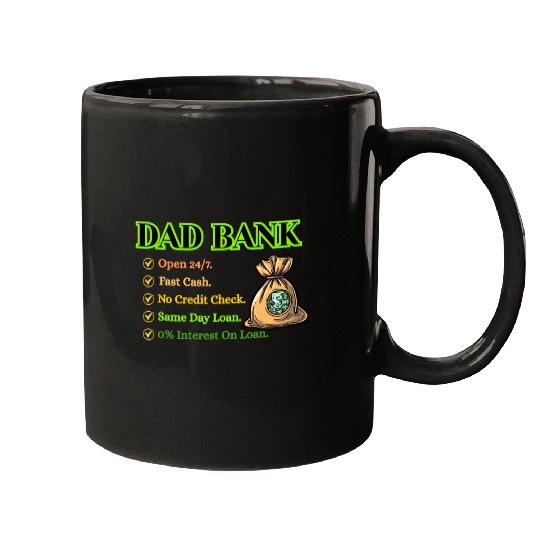 Bank Of Dad Mugs