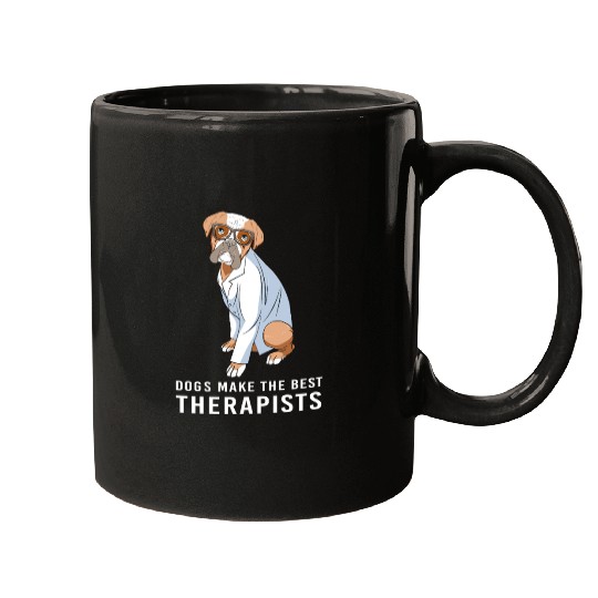 Therapy Dog Psychology Therapist Mugs