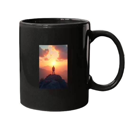 Summit of Dawn Embrace the Horizon Mugs