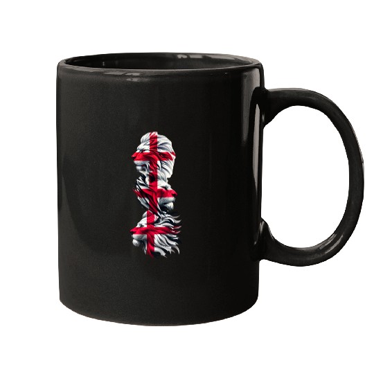 Patriotic St George Day Lion Mugs