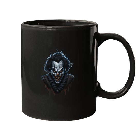 Vampire Skull Realistic Horror Art Mugs