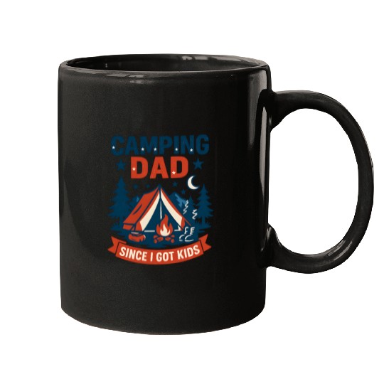 Camping Dad Since I Have Kids gif for Father’s day Mugs
