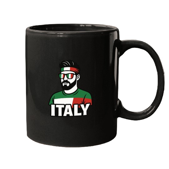 Italy Fan Style Mugs