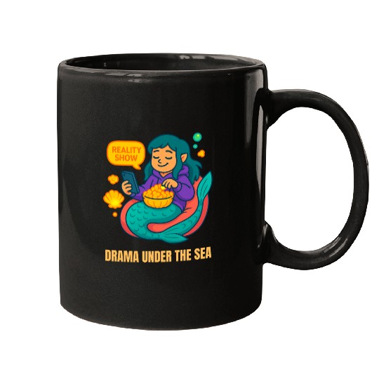 Drama Under the Sea Mugs