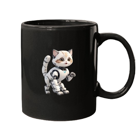 Cat Robot Mugs
