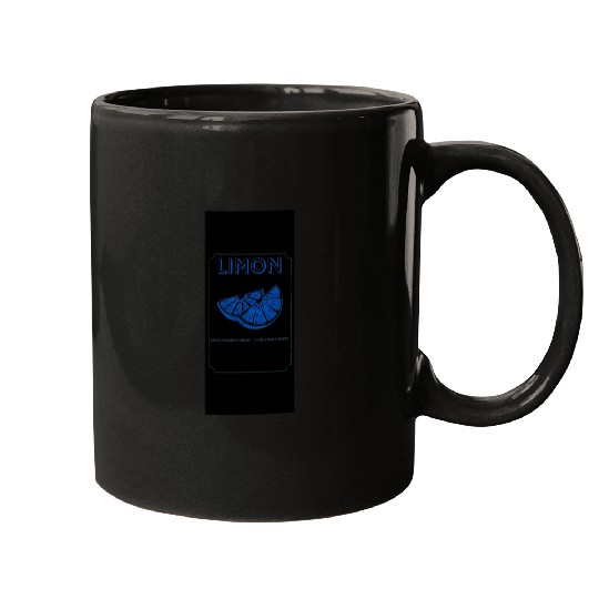 Funny Blue Lemon Slice - Sour Face Escape Mugs