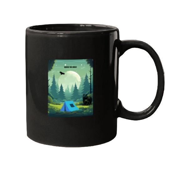 Respect the Locals – Wilderness Camping Warning Mugs